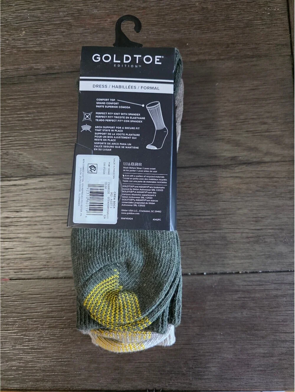 Goldtoe Edition Dress Socks - 3 Pack, Neutral Colors
